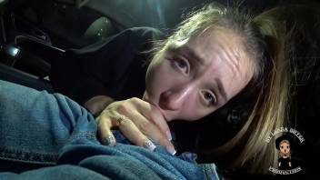 Teen Girl Sucked Hard Dick Of A Stranger In A Car