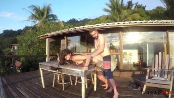 Ilhabela Trip- Blowjob on Beach, Sex with ocean view, two Facials - Dread Hot